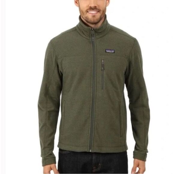 Patagonia Men’s‎ Oakes Hoody Zip Up Green Size M - Picture 1 of 11